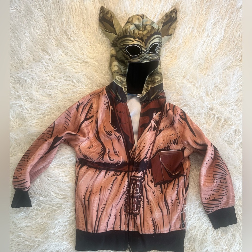 Star Wars Yoda Kids Jacket in Green and Brown